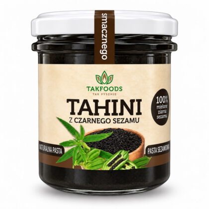 Tahini z czarnego sezamu